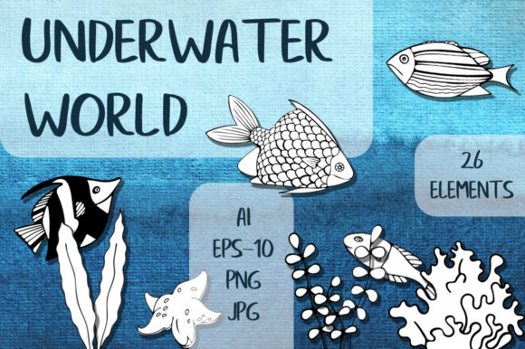 Black and White Underwater World PNG: A Practical Asset for Creative Workflows