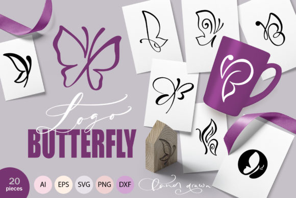 Butterfly Logo: A Modern Vector Emblem Collection