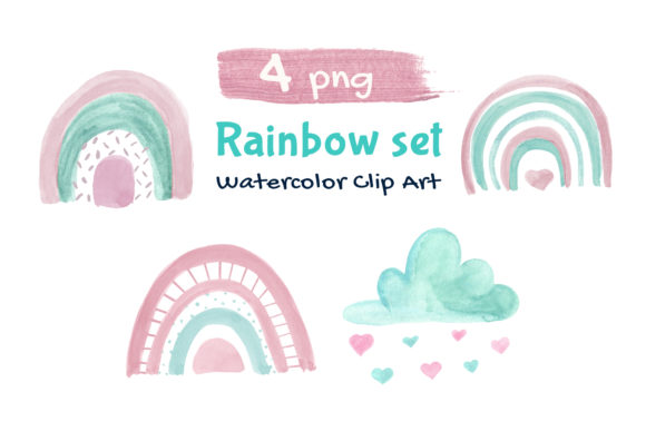 Embracing the Spectrum: Why Rainbow Illustration Boho Clip Art is Essential for Modern Creativity