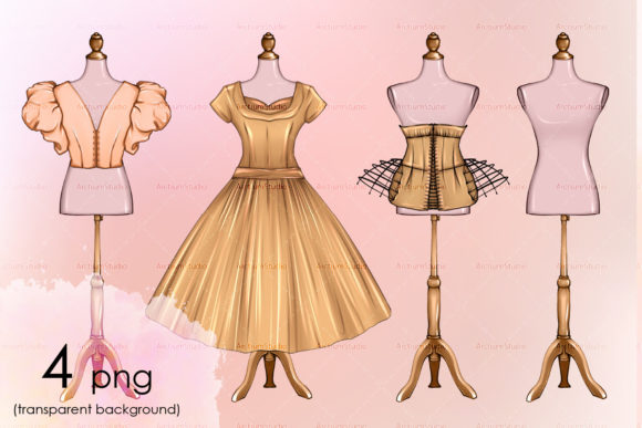 Fashion Mannequin Gold Art Set Clipart: A Guide to Smart Design Choices