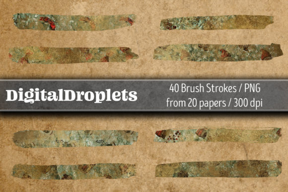 Golden Christmas V10 Brush Strokes: Elevating Your Holiday Digital Designs
