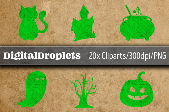 Halloween Papers CLIPART SET Vol. 26.13: A Strategic Asset for Cohesive Halloween Design Workflows
