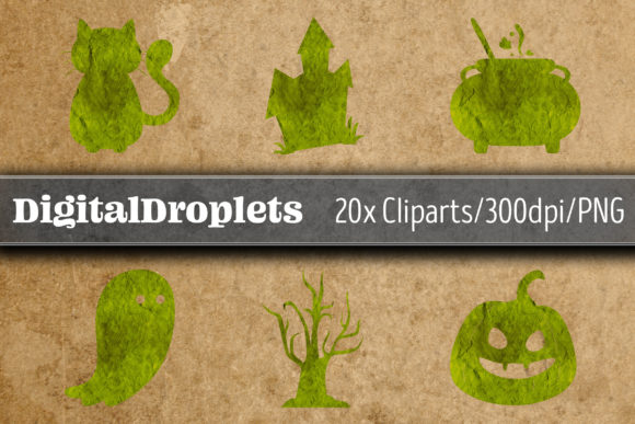 Halloween Papers CLIPART SET Vol. 26.14: Elevating Your Creative Projects with Cohesive Design