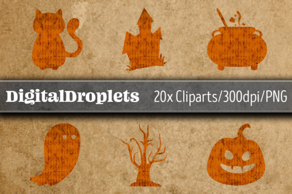 Halloween Papers CLIPART SET Vol. 26.19: The Ultimate Tool for Cohesive Holiday Designs