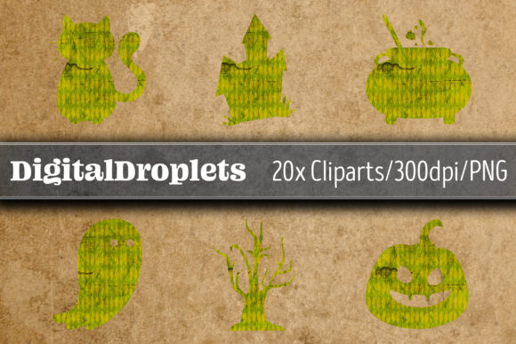Halloween Papers CLIPART SET Vol. 26.3