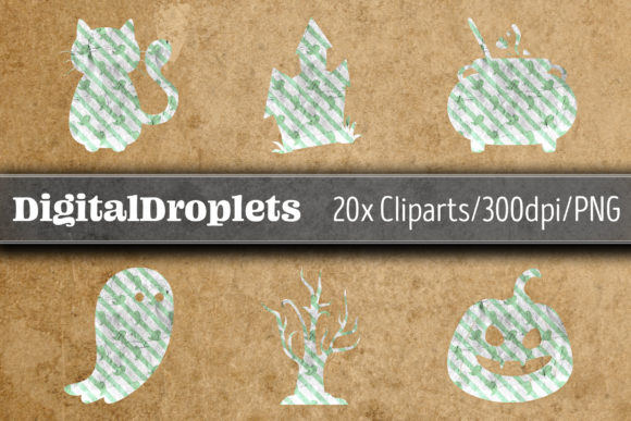 Halloween Papers CLIPART Vol. 26.10 Collection