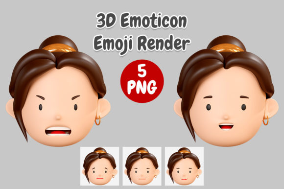 Head Emoticon of Mrs 3d Render: A Practical Asset for Modern Creative Workflows