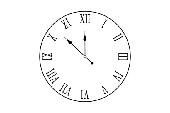 Mechanical Wall Clock Face with Roman Nu: Timeless Design in a Digital World