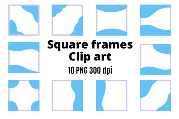Square Frame Blue and Purple Clip Art: A Practical Guide for Professional Design Integration