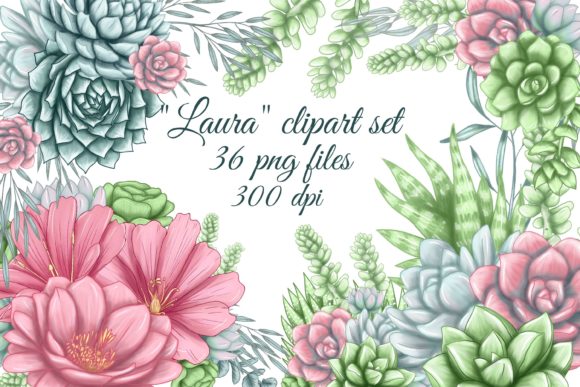 Succulent Clipart, Cute Cacti Png, and Succu: A Creative Toolkit for Designers