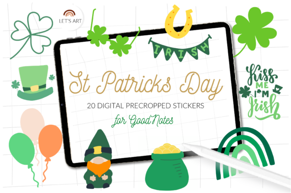 Transform Your Digital Planning with St Patricks Day Planner Sticker Goodnote