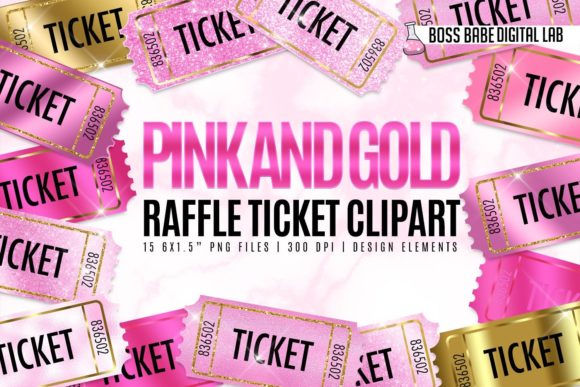 Transforming Digital Engagement: The Strategic Value of Golden and Pink Raffle Tickets Clipart