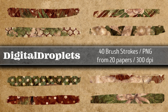 Unleash Festive Creativity with Celebrate Christmas V12 Brush Strokes