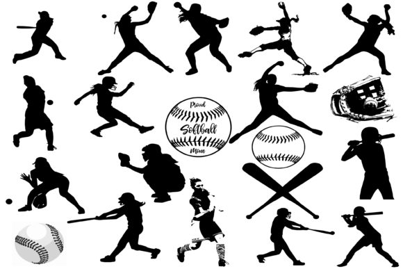 Unlocking Creative Potential with Softball Silhouettes
