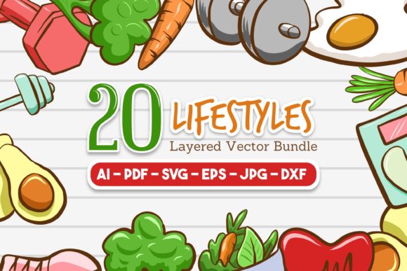 Unlocking Creative Potential with the Lifestyle SVG Vector Set