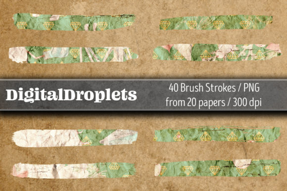 Vintage Christmas V1.2 Brush Strokes: Elevate Your Holiday Digital Designs